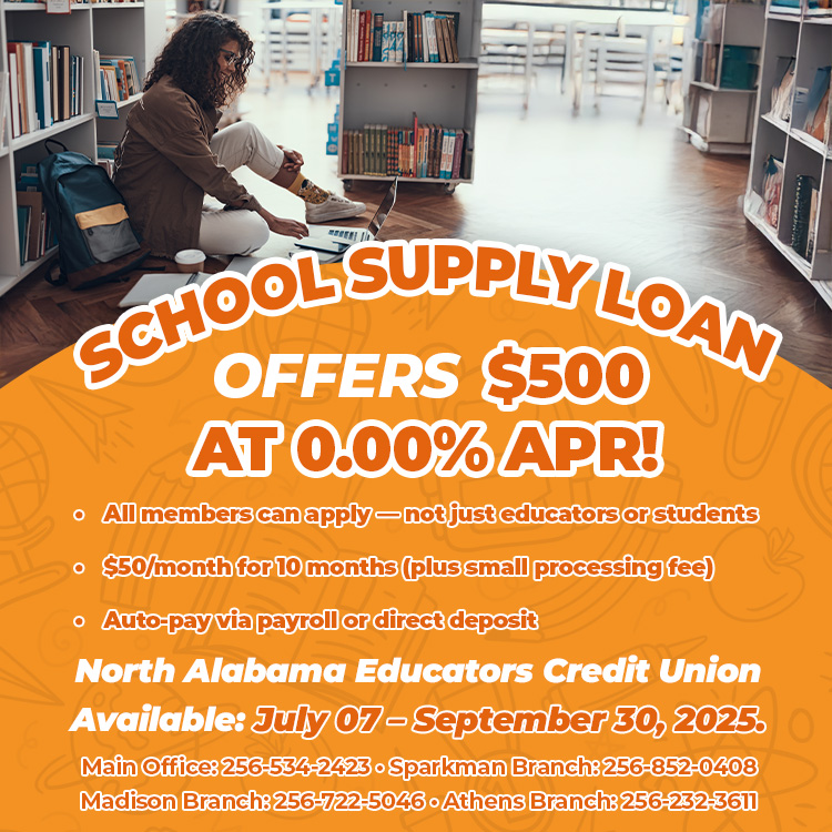School Supply Loan Offers - $500 at 0% APR!